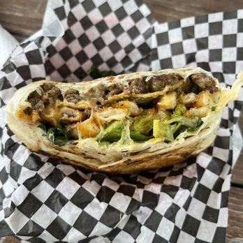 Hippie Picnik - Crunchwrap w fries and beef! - Food Trucks Near Me - Austin, Texas