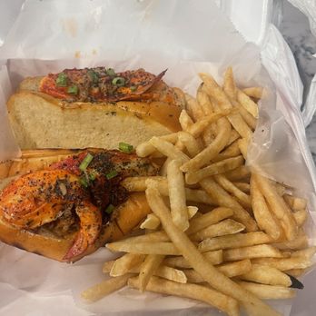 Lobster Now - Lobster rolls with French fries - Seafood Near Me - Pomona, California