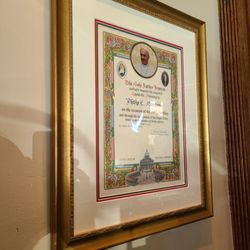 Montano's International Gourmet - A blessing in writing from the Pope.