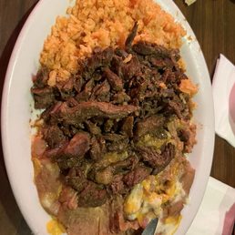 Carne asada dinner Carne asada dinner