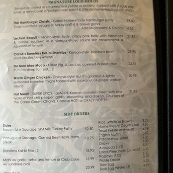 Cinnamon's Restaurant - Menu as of 02/2025 - Pancakes Near Me - Kailua, Hawaii Cinnamon's Restaurant - Menu as of 02/2025 - Pancakes Near Me - Kailua, Hawaii
