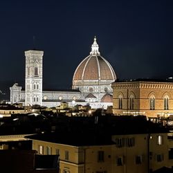 Hotel Torre Guelfa - Spectacular night view of the Brunelleschi's Dome