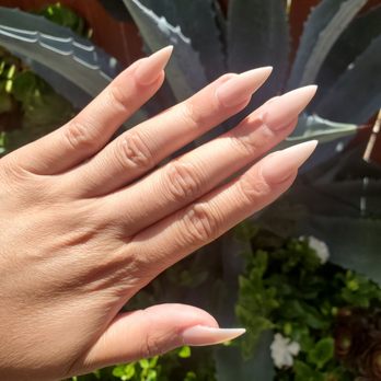 Long Nails & Spa - Nude stiletto nails - Nail Salons Near Me - Hayward, California Long Nails & Spa - Nude stiletto nails - Nail Salons Near Me - Hayward, California