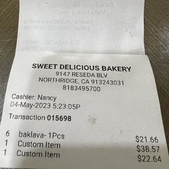 Delicious Bakery - cookies and baklava prices! - Cupcakes Near Me - Northridge, California Delicious Bakery - cookies and baklava prices! - Cupcakes Near Me - Northridge, California
