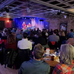 Caffè Lena - Packed house for night #1 of Sirsy!