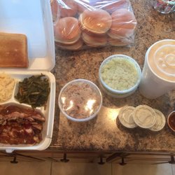 Turkey's Barbecue - More potato salad, pulled pork and excellent sauces.