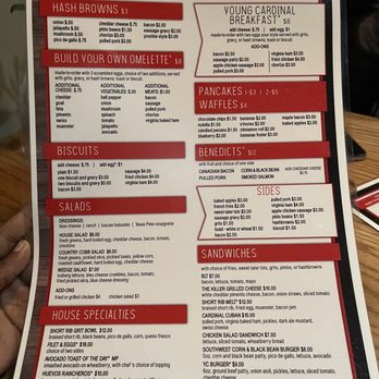 Young Cardinal Cafe - Menu - Breakfast & Brunch Near Me - Winston-Salem, North Carolina