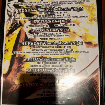 Joe's Bar & Grill - Weekly Specials - Bars Near Me - Riverside, California Joe's Bar & Grill - Weekly Specials - Bars Near Me - Riverside, California