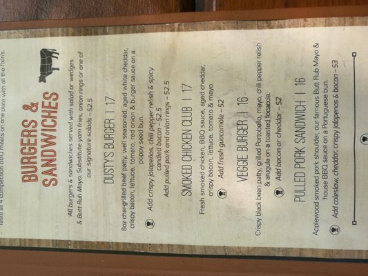 Menu photo 4 Dusty's Bar & BBQ Whistler, BC Menu photo 4 Dusty's Bar & BBQ Whistler, BC
