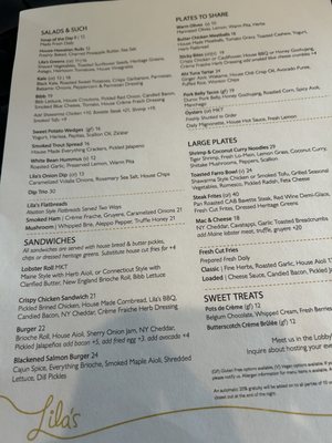 Menu photo 4 Lila's Rochester, NY Menu photo 4 Lila's Rochester, NY