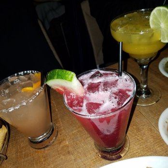 Cha Cha's Latin Kitchen - Cha Cha Margarita ( left) watermelon (middle) mango (right) - Mexican Near Me - Irvine, California