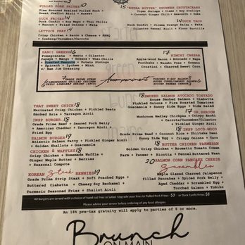 Inspire Restaurant - Brunch menu 2019 - Asian Fusion Near Me - Markham, Ontario