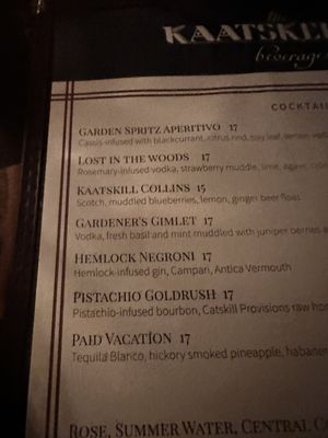 Menu photo 1 The Kaatskeller Livingston Manor, NY Menu photo 1 The Kaatskeller Livingston Manor, NY