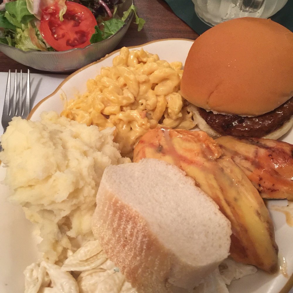 Whistle Stop Inn - a plate of food including a sandwich, macaroni and cheese, and a salad - Restaurants Near Me - Alden, New York Whistle Stop Inn - a plate of food including a sandwich, macaroni and cheese, and a salad - Restaurants Near Me - Alden, New York