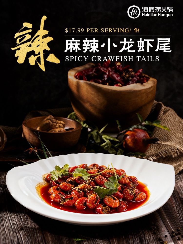 Food from Haidilao HotPot Chicago