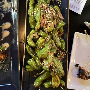 Moonshine 152 - Blistered Shishito Peppers - New American Near Me - Boston, Massachusetts
