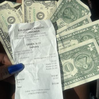 Kalaveras - Didn't receive all my change - Mexican Near Me - Rancho Cucamonga, California Kalaveras - Didn't receive all my change - Mexican Near Me - Rancho Cucamonga, California