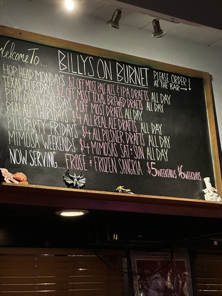 Billy's on Burnet