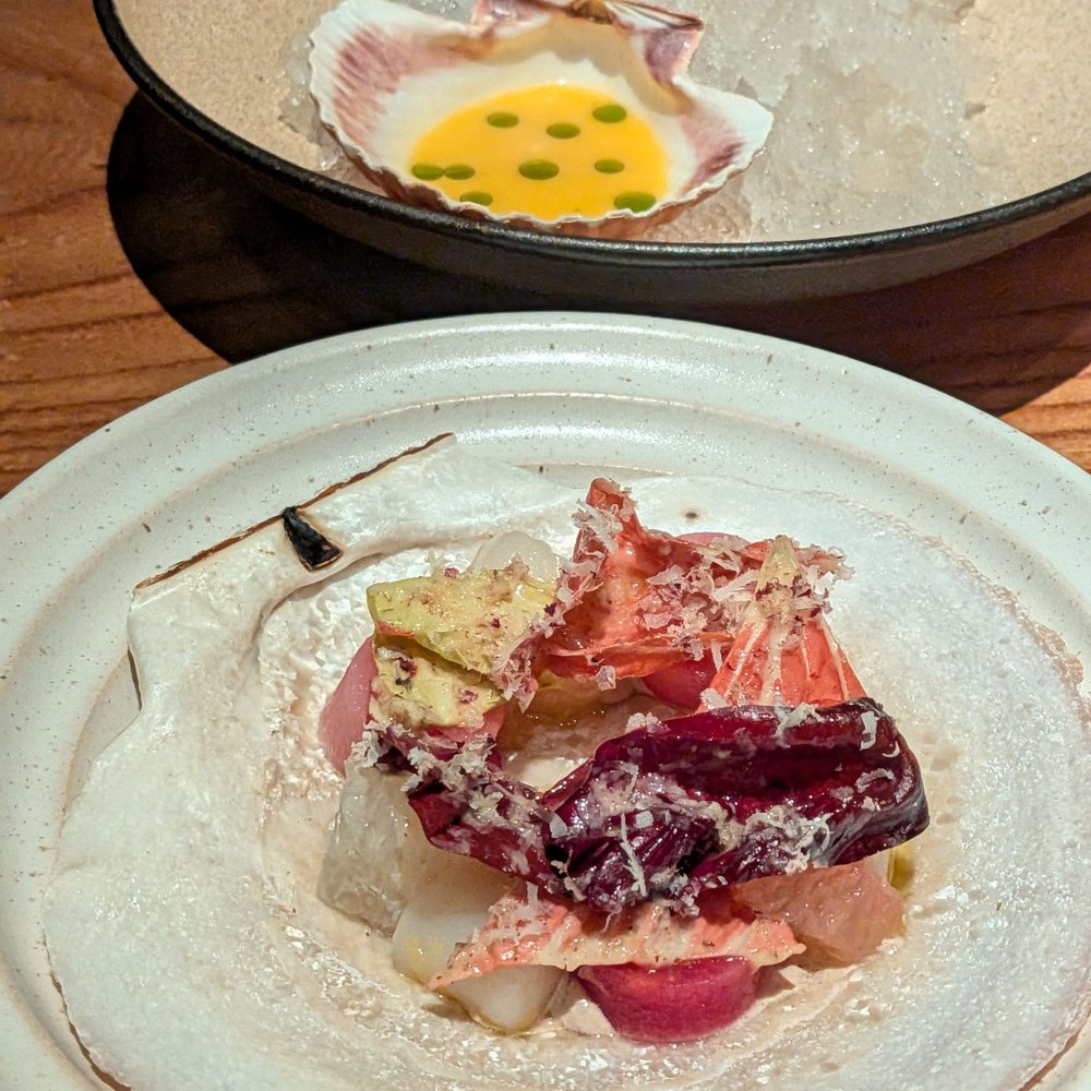 Lazy Bear - Scallop Crudo - New American Near Me - San Francisco, California Lazy Bear - Scallop Crudo - New American Near Me - San Francisco, California