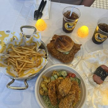 3 Birds - Skinny fries, chicken sandwich, chicken bowl, and spam musubi - Chicken Wings Near Me - Los Angeles, California 3 Birds - Skinny fries, chicken sandwich, chicken bowl, and spam musubi - Chicken Wings Near Me - Los Angeles, California