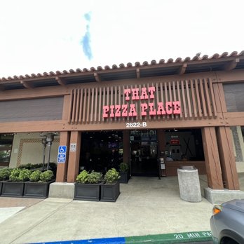 That Pizza Place - Exterior as seen from the parking lot - Pizza Near Me - Carlsbad, California