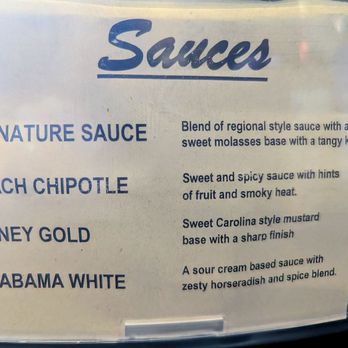 Stone Jug Barbeque - Homemade sauces at each table - Barbeque Near Me - Peru, Illinois