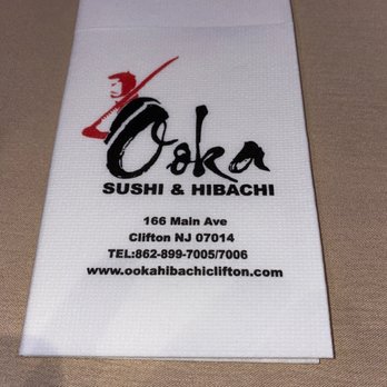 Osaka Sushi - Nice napkins . - Japanese Near Me - Lyndhurst, New Jersey Osaka Sushi - Nice napkins . - Japanese Near Me - Lyndhurst, New Jersey
