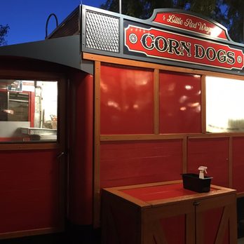 Red Wagon Corn Dog Cart - Food Trucks Near Me - Anaheim, California