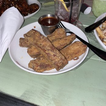 Lost & Found - Fried Ribs with Hennessy BBQ Sauce - Cocktail Bars Near Me - Houston, Texas