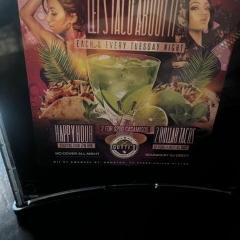Gotti's - $2 tacos on Tuesday - Seafood Near Me - Houston, Texas Gotti's - $2 tacos on Tuesday - Seafood Near Me - Houston, Texas