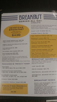 Menu photo 2 Keystone Restaurant Scranton, PA