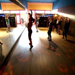 Floor Polish Dance Fitness - The Floor Polish studio has awesome light, full giant mirrors, a brand new floating wood dance floor, and a zillion fun ways to move.