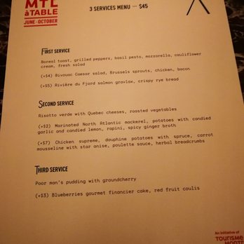 Bivouac - Full MTL À Table menu for August - Bistros Near Me - Montreal, Quebec