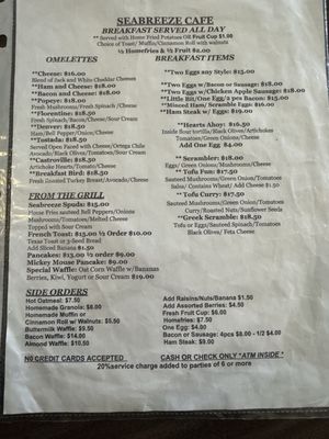 Menu photo 2 Linda's Seabreeze Cafe Santa Cruz, CA Menu photo 2 Linda's Seabreeze Cafe Santa Cruz, CA