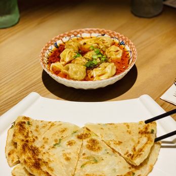 Tiger Dumplings - Scallion pancakes & Chengdu chili oil wonton - Noodles Near Me - Arlington, Virginia