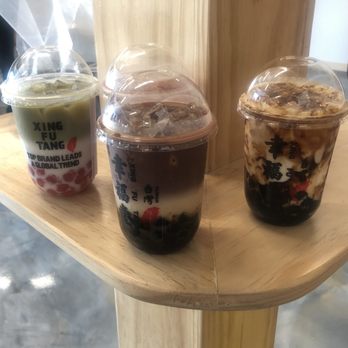 Xing Fu Tang - Brown sugar boba chocolate milk Matcha boba milk Damascus rose tea with lime Signature brown sugar boba milk - Bubble Tea Near Me - Duluth, Georgia Xing Fu Tang - Brown sugar boba chocolate milk Matcha boba milk Damascus rose tea with lime Signature brown sugar boba milk - Bubble Tea Near Me - Duluth, Georgia