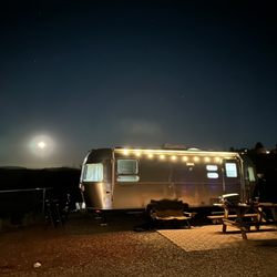 Rain Spirit RV Resort - Night View from Site 12