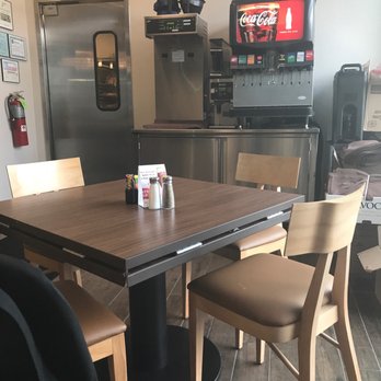 Gather Cafe - Seating by kitchen and drink machine - Cafes Near Me - Dallas, Texas
