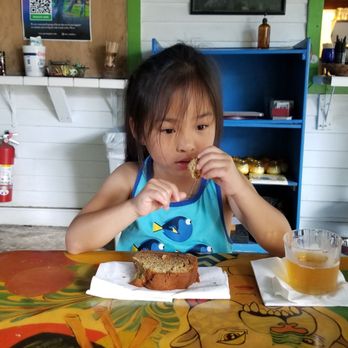 Blue Heaven - Banana bread & my daughter. - Breakfast & Brunch Near Me - Key West, Florida