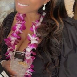 Wright A Jones - Muse Plastic Surgery - Me while attending a Muse Weekend wearing my Hawaiian Lei approximately 3 weeks before surgery.