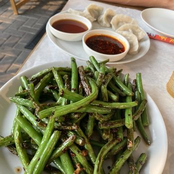 Mama Chan’s - Sautéed string beans and pork dumplings - Taiwanese Near Me - Northport, New York Mama Chan’s - Sautéed string beans and pork dumplings - Taiwanese Near Me - Northport, New York