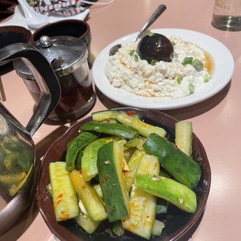 A&J - Bean curd and century egg, cucumber salad with hot garlic - Taiwanese Near Me - Annandale, Virginia A&J - Bean curd and century egg, cucumber salad with hot garlic - Taiwanese Near Me - Annandale, Virginia