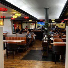 The dining room