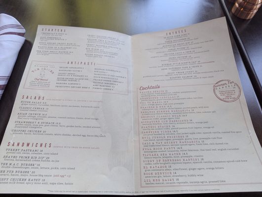 Menu photo 1 Culinary Dropout Phoenix, AZ