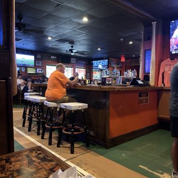 Big Bats Cafe - Interior stools with bats as legs and bases as cushions - Sports Bars Near Me - Stevensville, Maryland