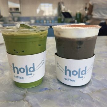 Hold Coffee - Matcha latte, black cocoa biscotti - Coffee & Tea Near Me - West Covina, California