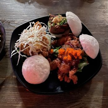 The BAO - Kakuni, fried chicken, and soft-shell crab baos - Asian Fusion Near Me - Clayton, Missouri The BAO - Kakuni, fried chicken, and soft-shell crab baos - Asian Fusion Near Me - Clayton, Missouri