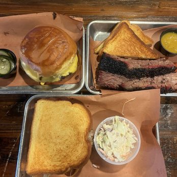 Apocalypse BBQ - Burger, brisket pulled pork sandwich, coleslaw - Food Trucks Near Me - Miami, Florida