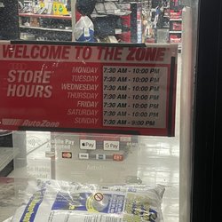 AutoZone Auto Parts - Store hours