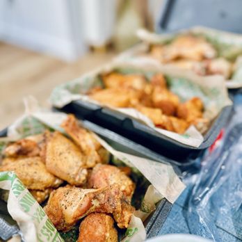 Wingstop - Lemon pepper, Hot Honey, and Garlic Parmesan - Chicken Wings Near Me - Costa Mesa, California Wingstop - Lemon pepper, Hot Honey, and Garlic Parmesan - Chicken Wings Near Me - Costa Mesa, California